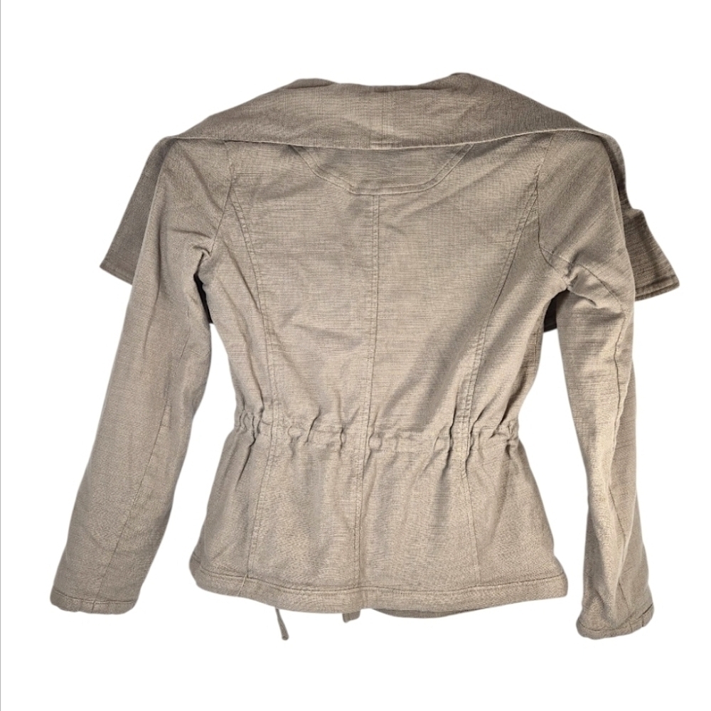 Soft Utility Waterfall Collar Jacket XS – Neutral Layer, Capsule Wardrobe, Moder - Picture 2 of 6
